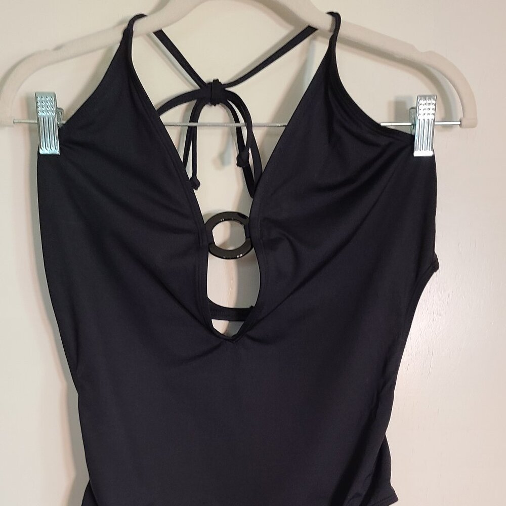 SEXY Black One Piece Swimsuit